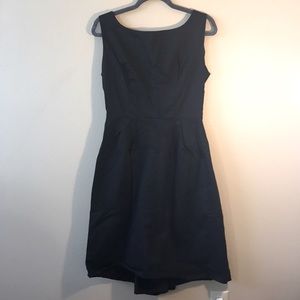 Pleated Black Dress
